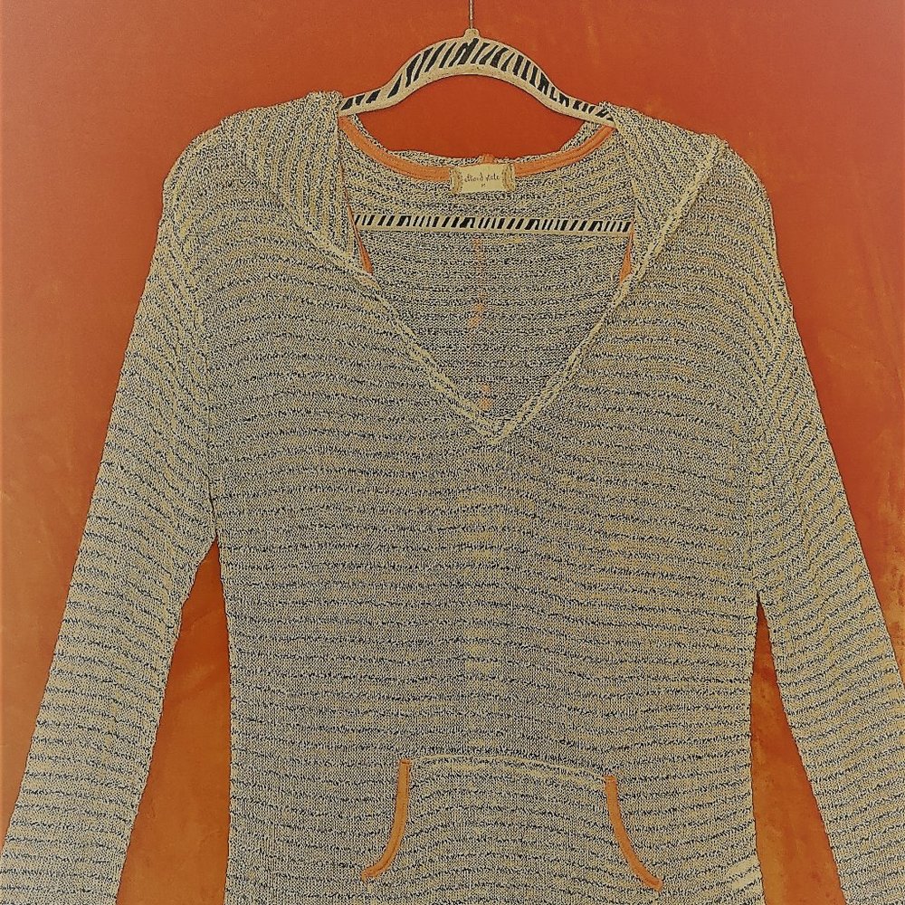 Free People Hooded light cover sweater